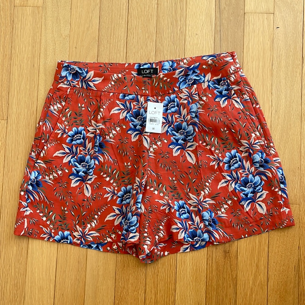 Loft floral shorts